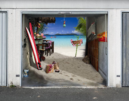 Garage Door Beach