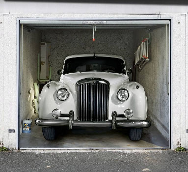 Garage Door Classic Car