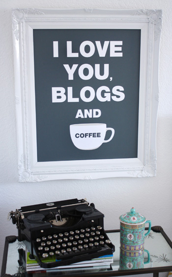 Print- Blogs & Coffee